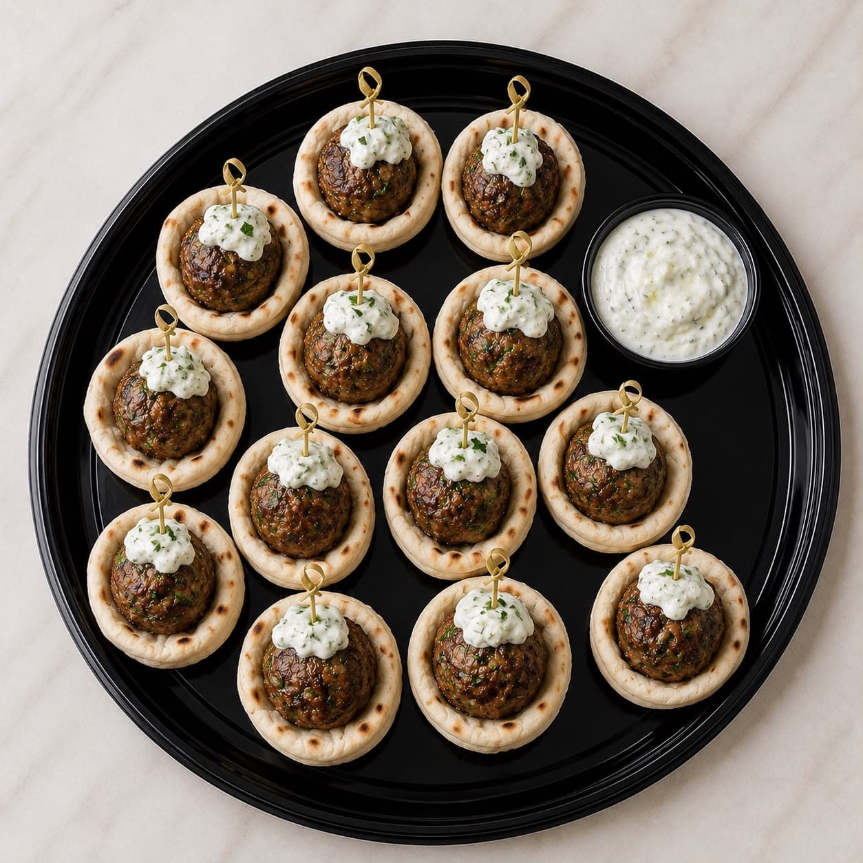 Greek Meatballs & Tzaziki
