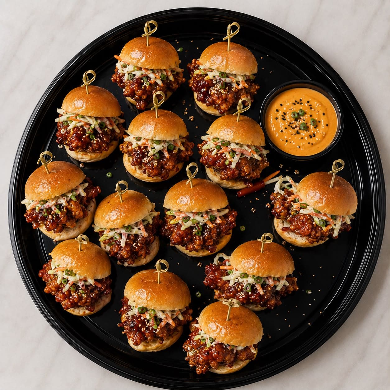 Korean Fried Chicken Sliders